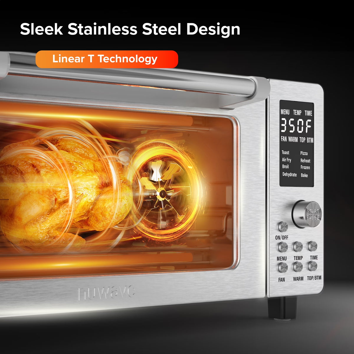 Pro Toaster Oven & Air Fryer, 1800W Oven & Air Fryer Combo, Convection Toaster Oven