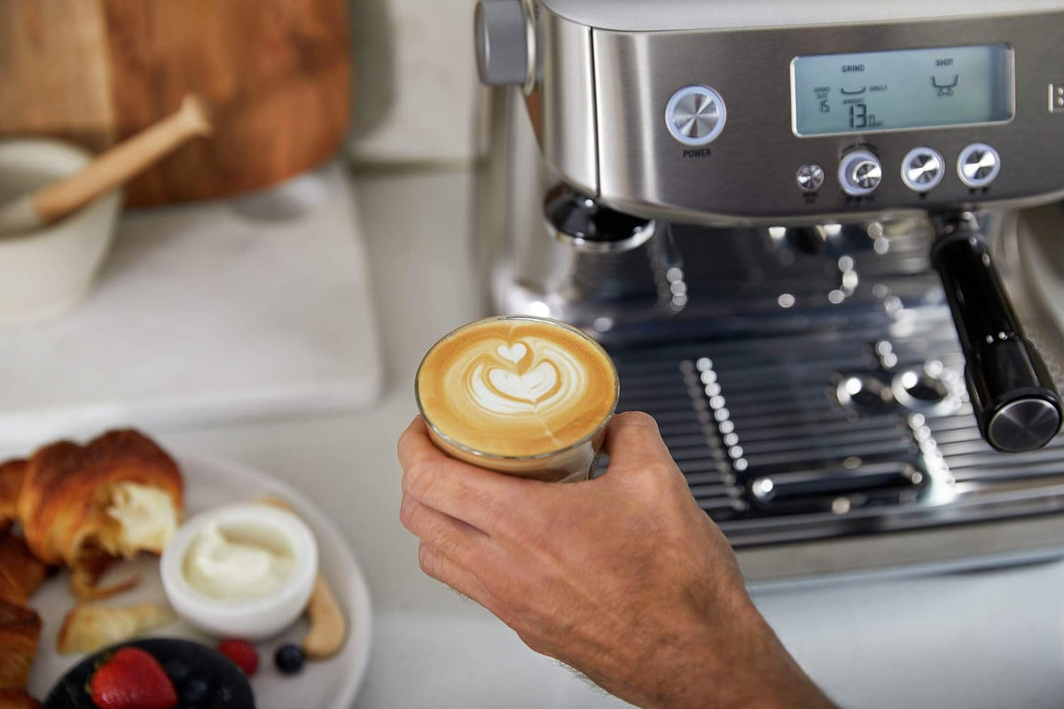 Breville BES878BSS Barista Pro Espresso Machine, Brushed Stainless Steel