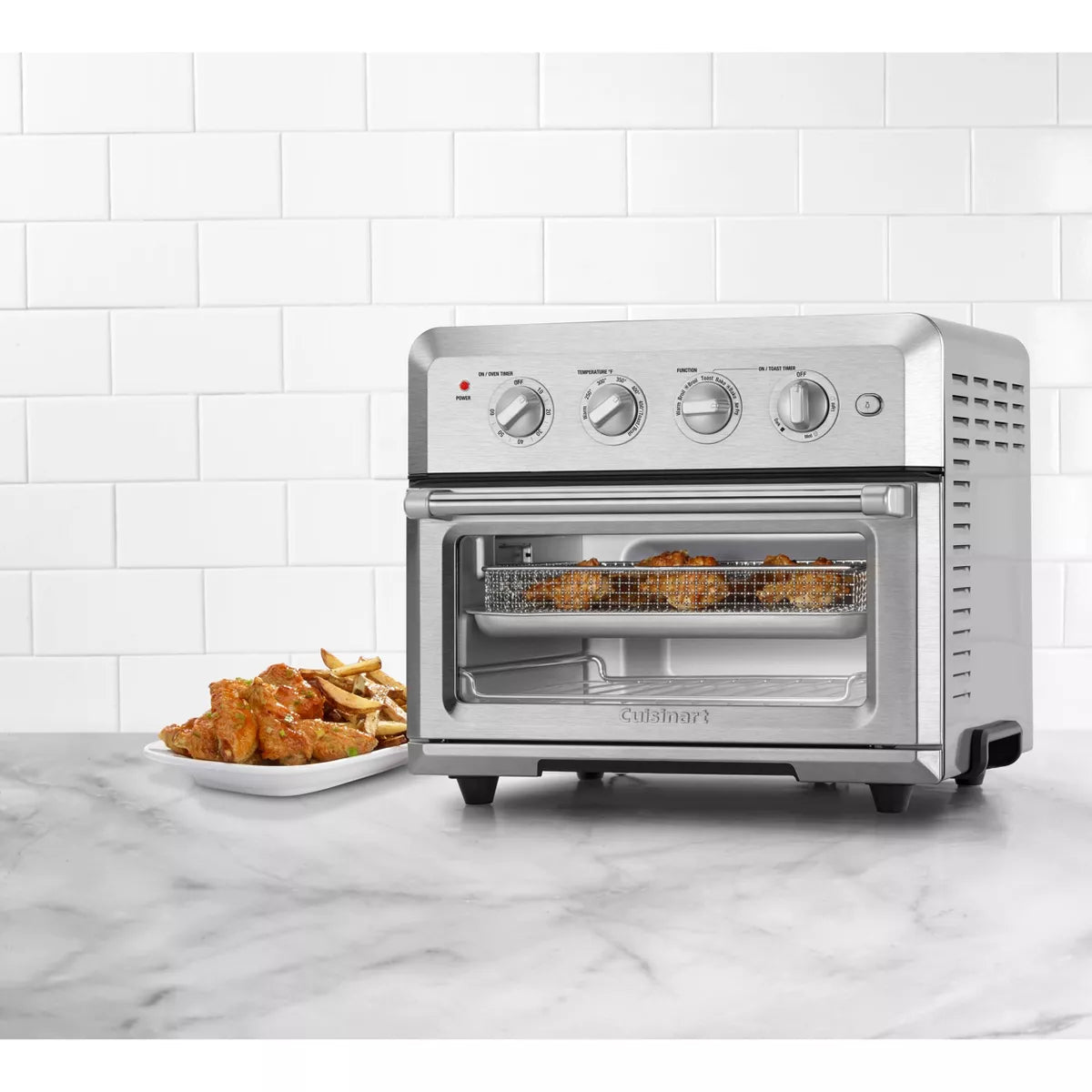 Cuisinart Air Fryer Toaster Oven 7-In-1, 1800W Stainless Steel CTOA-122NAS