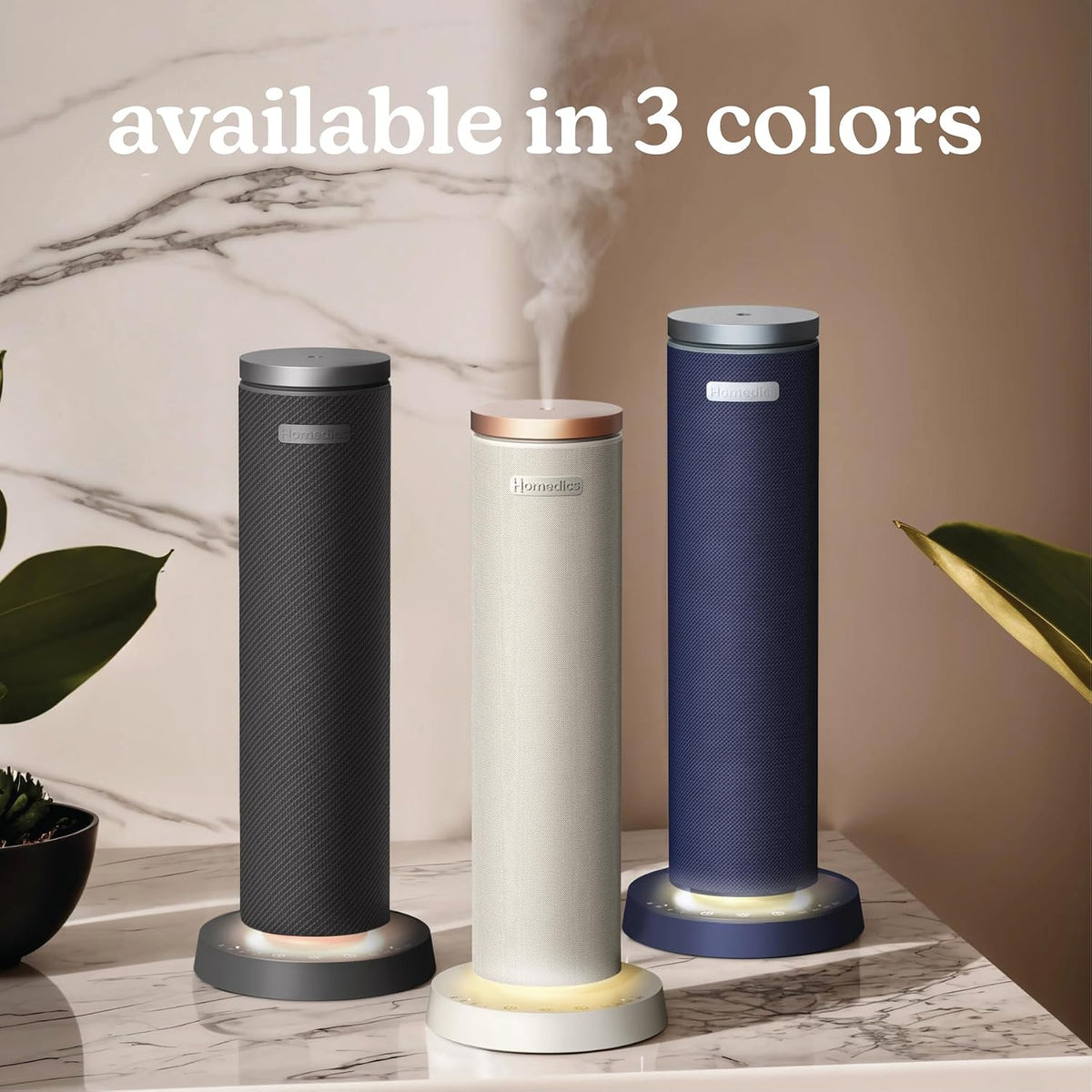 Serenescent Waterless Essential Oil Diffuser, Grey