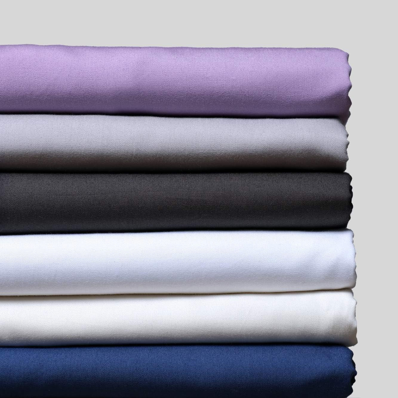 100% Organic Cotton Percale Weave Twin Size Sheet Set, 300 TC, GOTS Certified, Cool & Crisp, Breathable, Fits Mattresses up to 17" Deep, Skin-Friendly, Durable Luxury – White