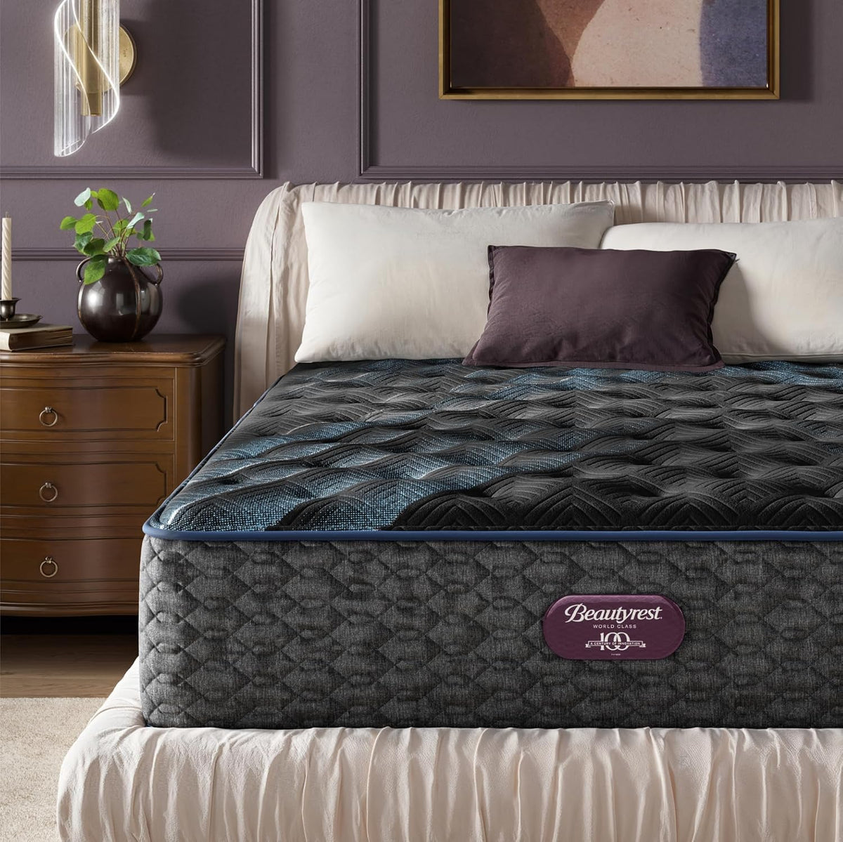 Beautyrest World Class Level Four Plush 15.25" King Mattress