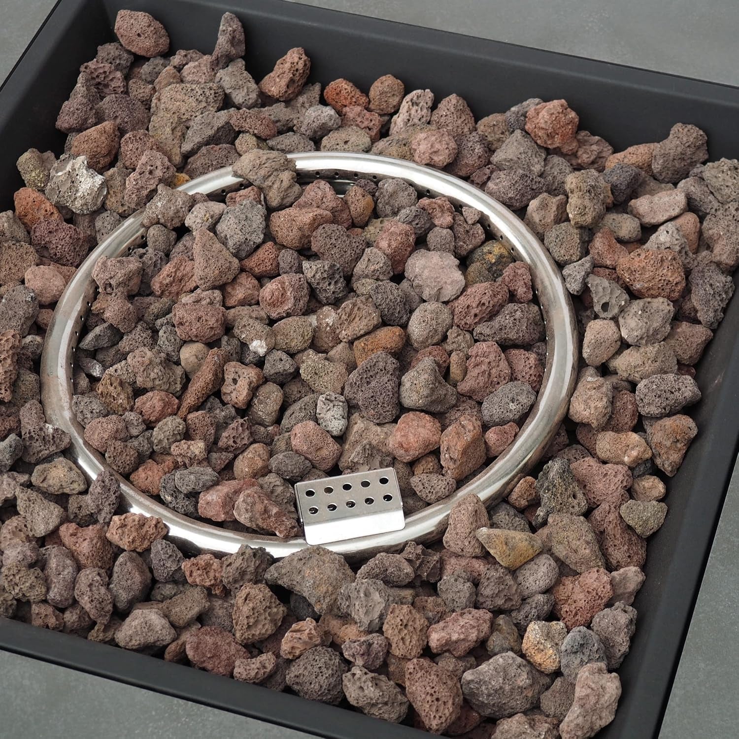 Wellington Outdoor 50,000 BTU Square Fire Pit (No Tank Holder) - Concrete Finish