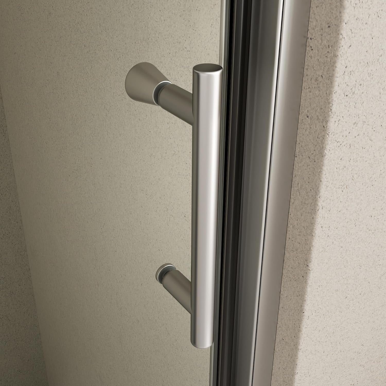 56-60" W X 71" H Pivot Swing Glass Shower Door,Chrome