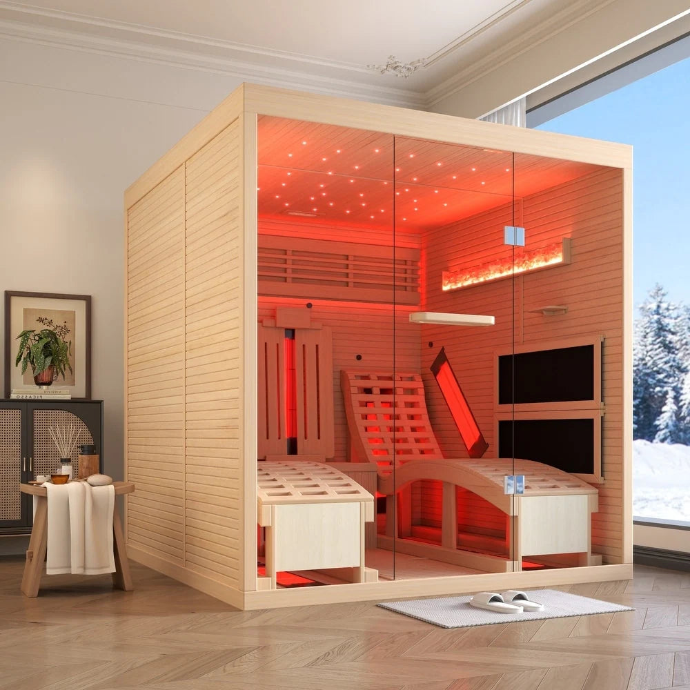 Infrared & Steam Sauna (Varied Sizes & Shapes)