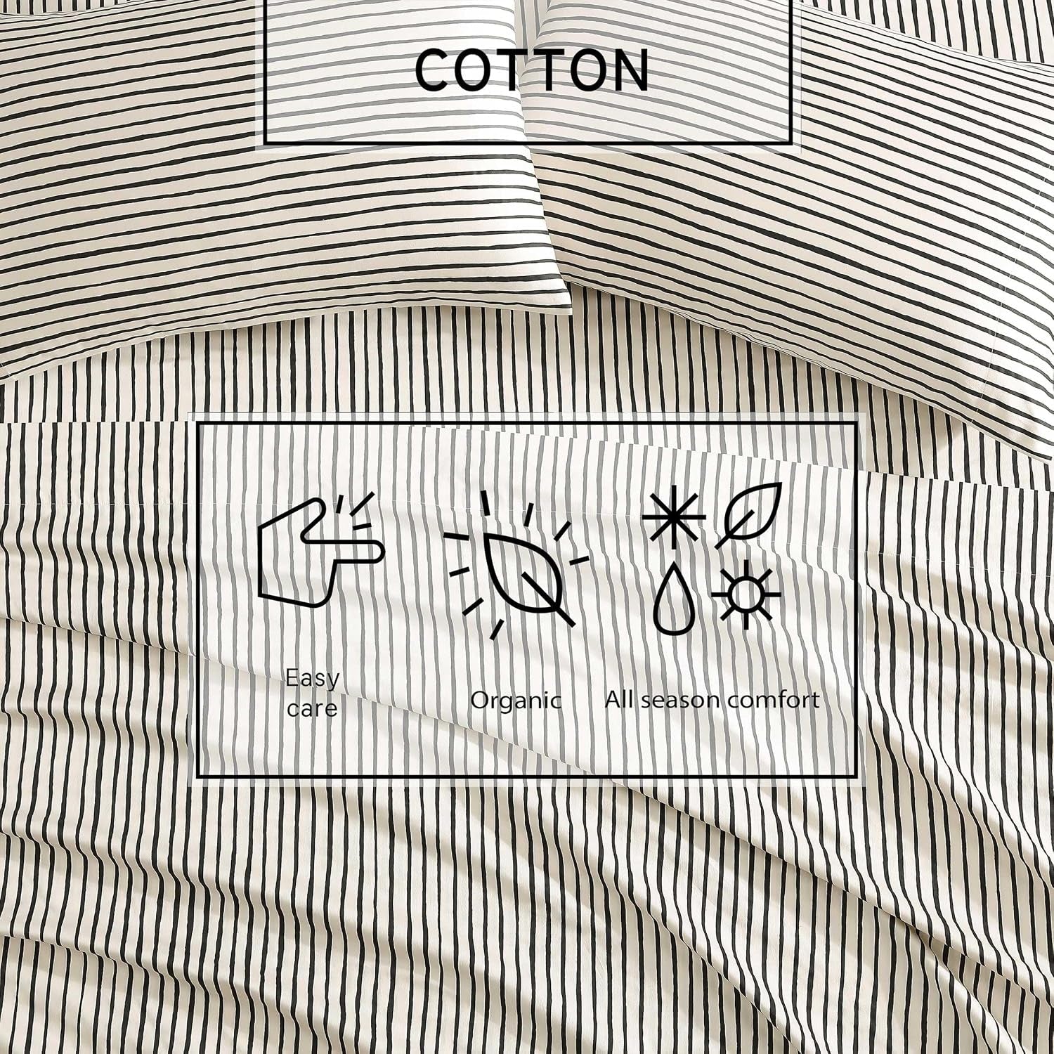 MARIMEKKO - King Sheet Set with Fitted Sheet & Pillowcases