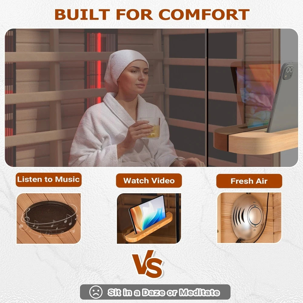 Infrared & Steam Sauna (Varied Sizes & Shapes)