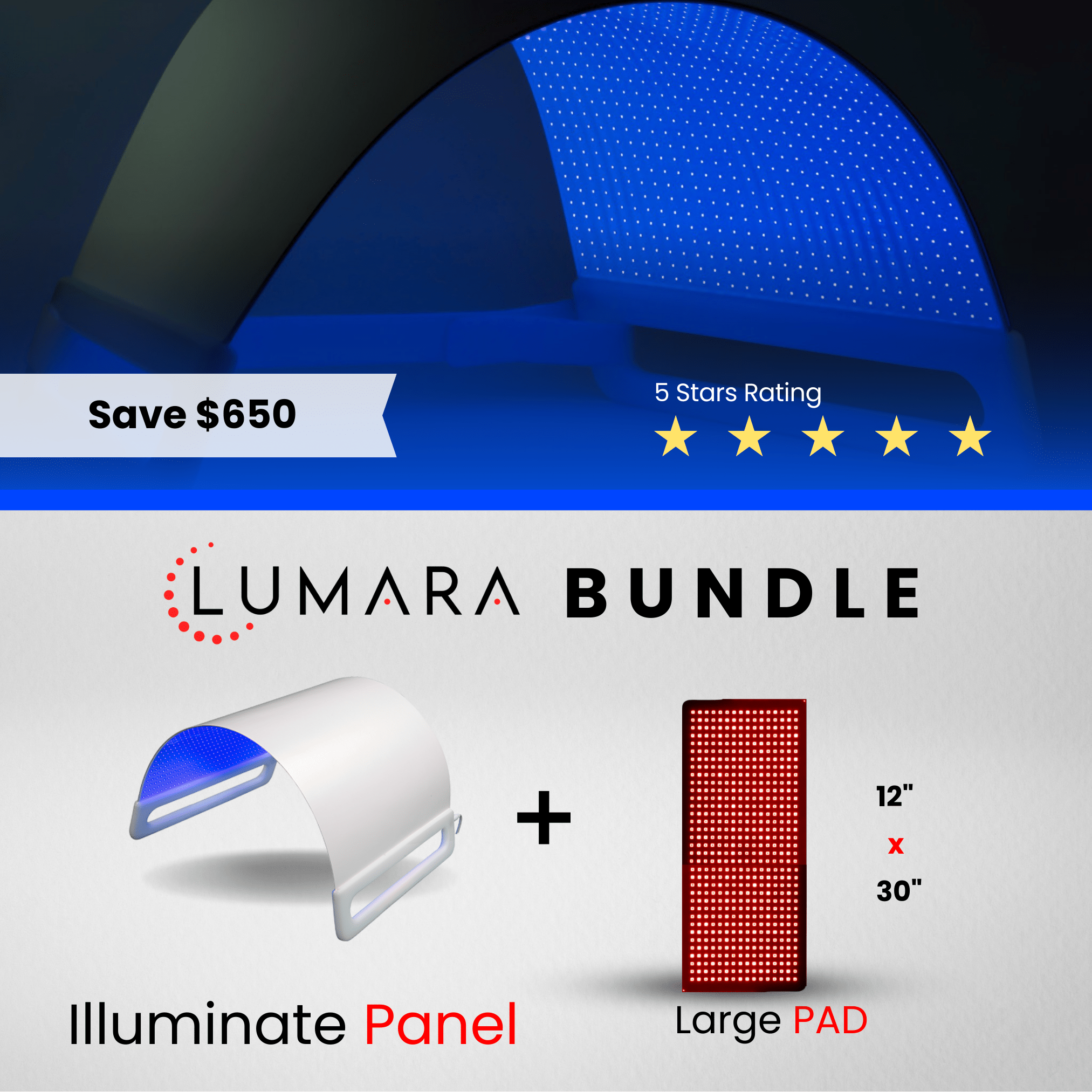 Illuminate Blue V1 | Blue Light Therapy Panel