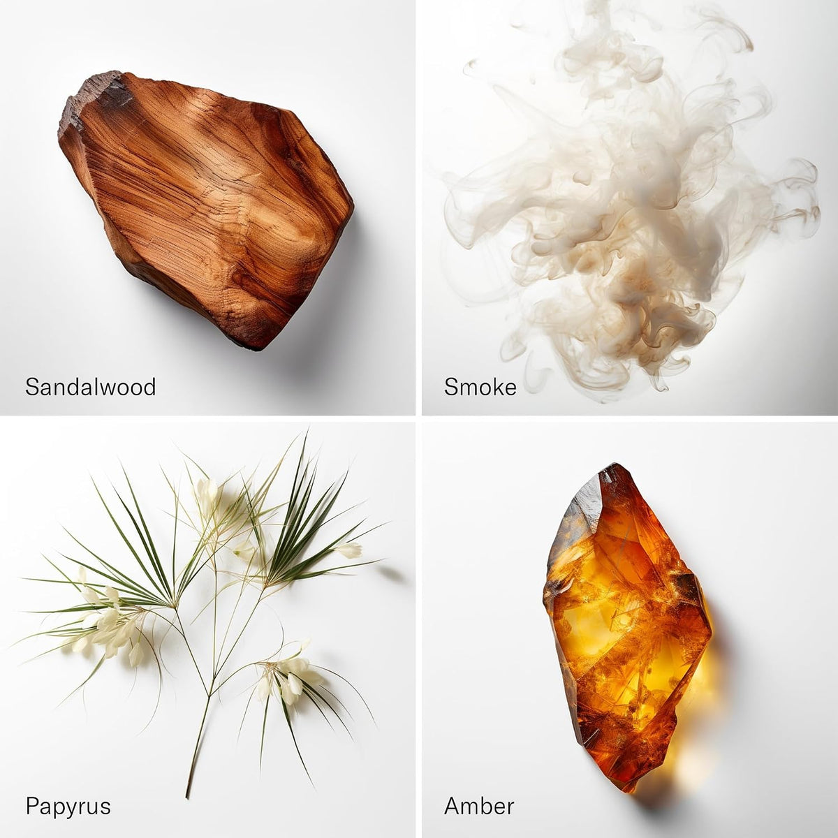 Santal & Love Affair Set | Aroma Diffuser Essential Oils Blend of Santal Cardamom, Papyrus, Musk | Love Affair Jasmin, Saffron, Cedar, Ambergris - 10 Milliliter