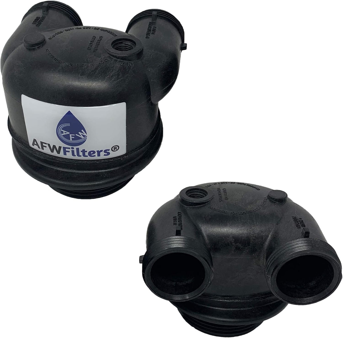 AFW Filters Built Fleck 5600SXT 48,000 Grain Water Softener with Upflow Carbon Filter (10% Resin with Carbon)