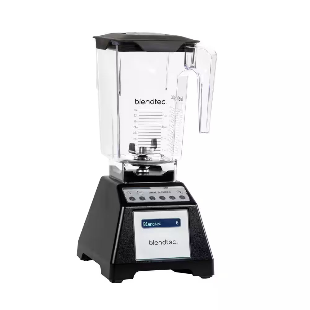 Total Blender Classic Series-90 Oz. 10 Speeds, 6 Preprogrammed Cycles-Black-Blender-With Wildside plus Jar