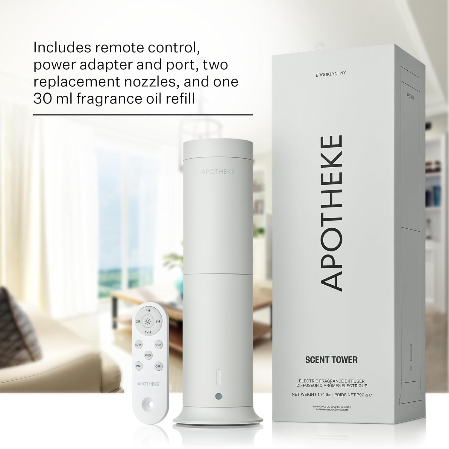 Scent Tower Aromatherapy Diffuser, Essential Oil