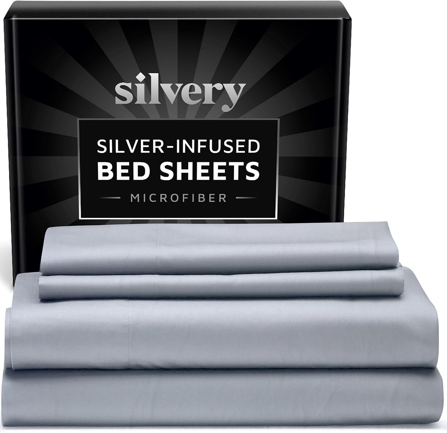 save More Bed Pillow (Queen) Bed Sheets (King) Value Bundle – Ultra Soft Cooling Sheets & Self-Cleaning Pillow for Hygienic, 5-Star Sleep Comfort