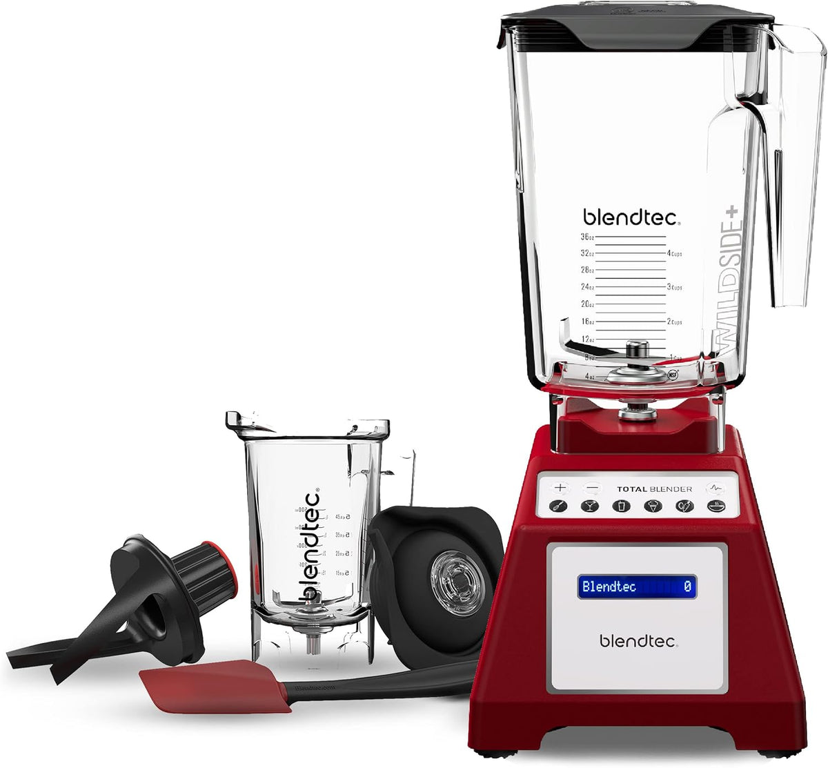 Total Blender Classic (Red), 90Oz* Wildside+ & Twister Jars