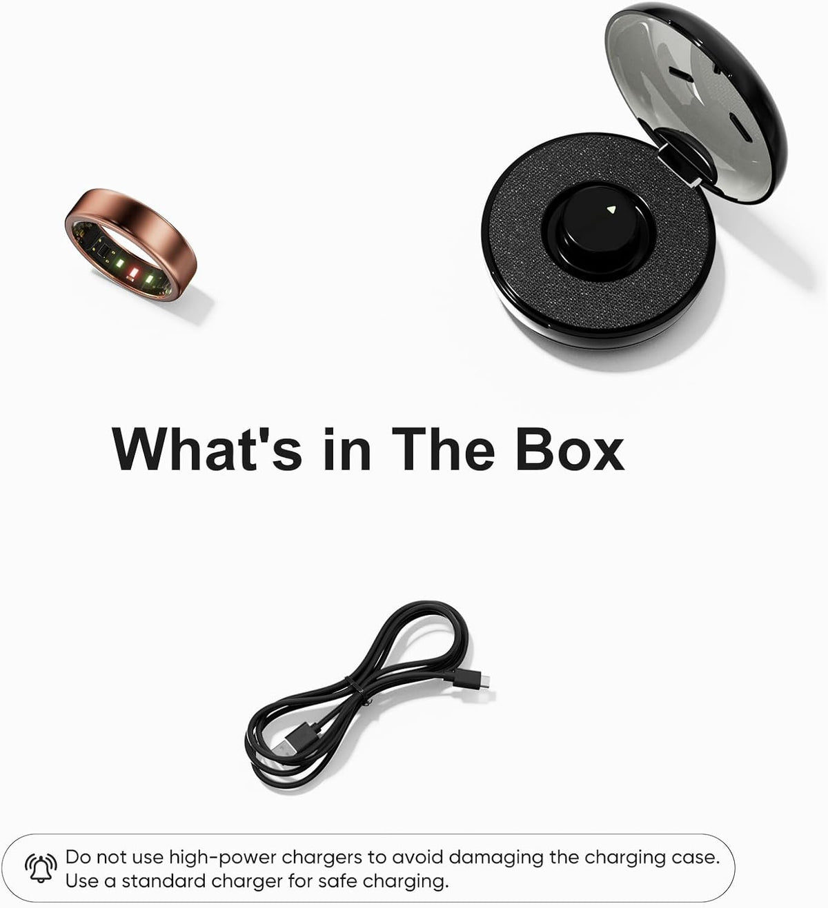 Titanium Smart Ring for Women & Men – Ultra-Light (2.7–3.2G), 4–6 Days Battery, 500Mah Case for 3 Recharges, Health & Fitness Tracker (Rose Gold 7)