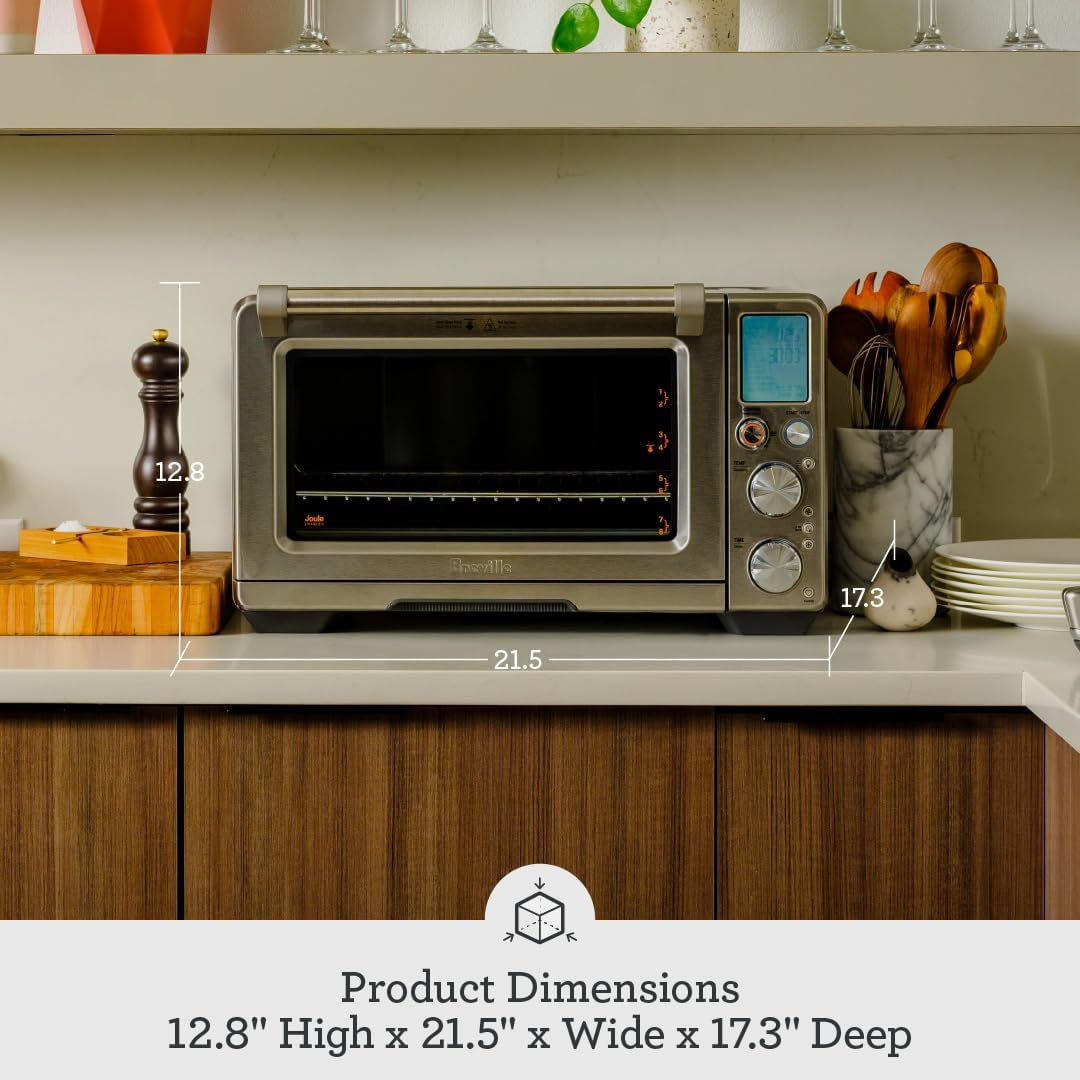 Breville BOV950BST Joule Oven Air Fryer Pro, Black Stainless Steel