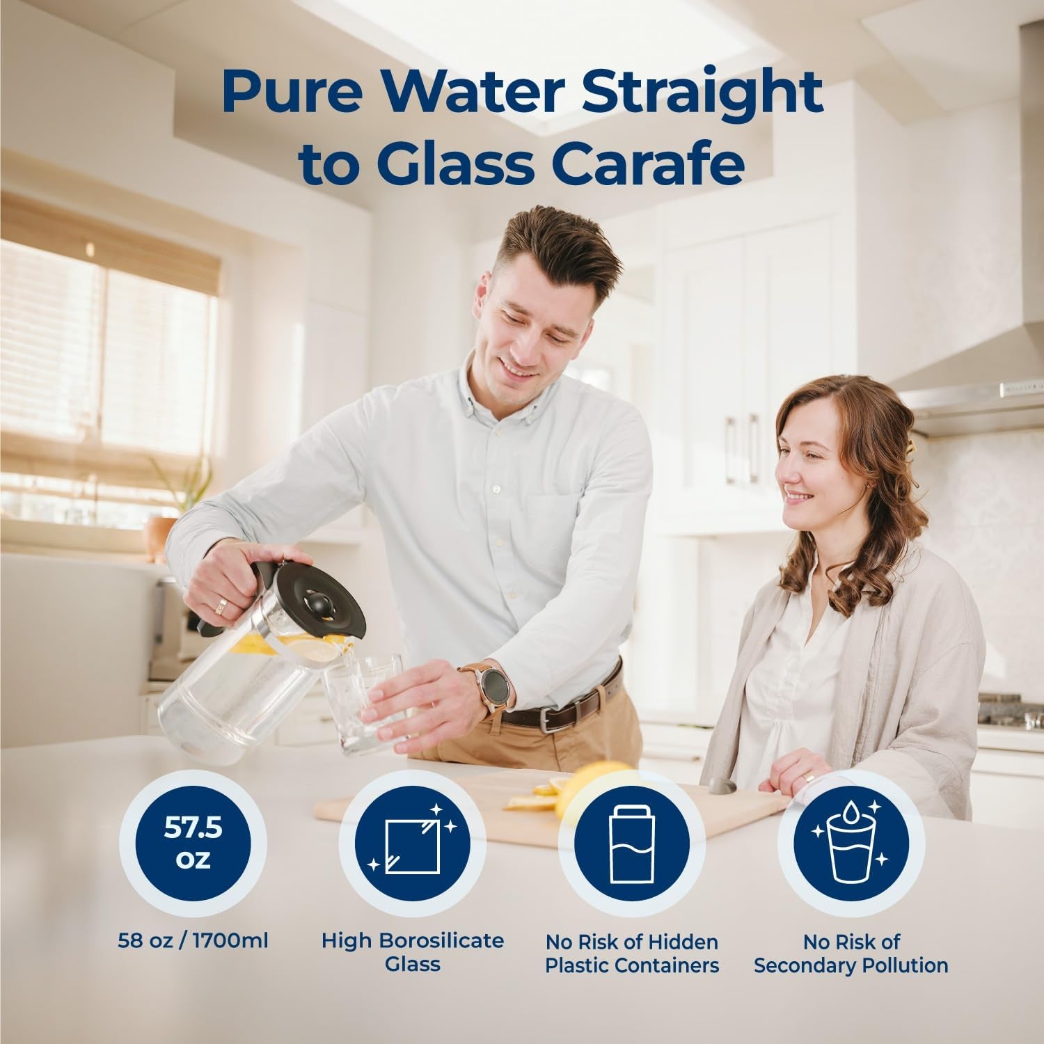 RO100ROPOT Countertop Reverse Osmosis Water Filter System