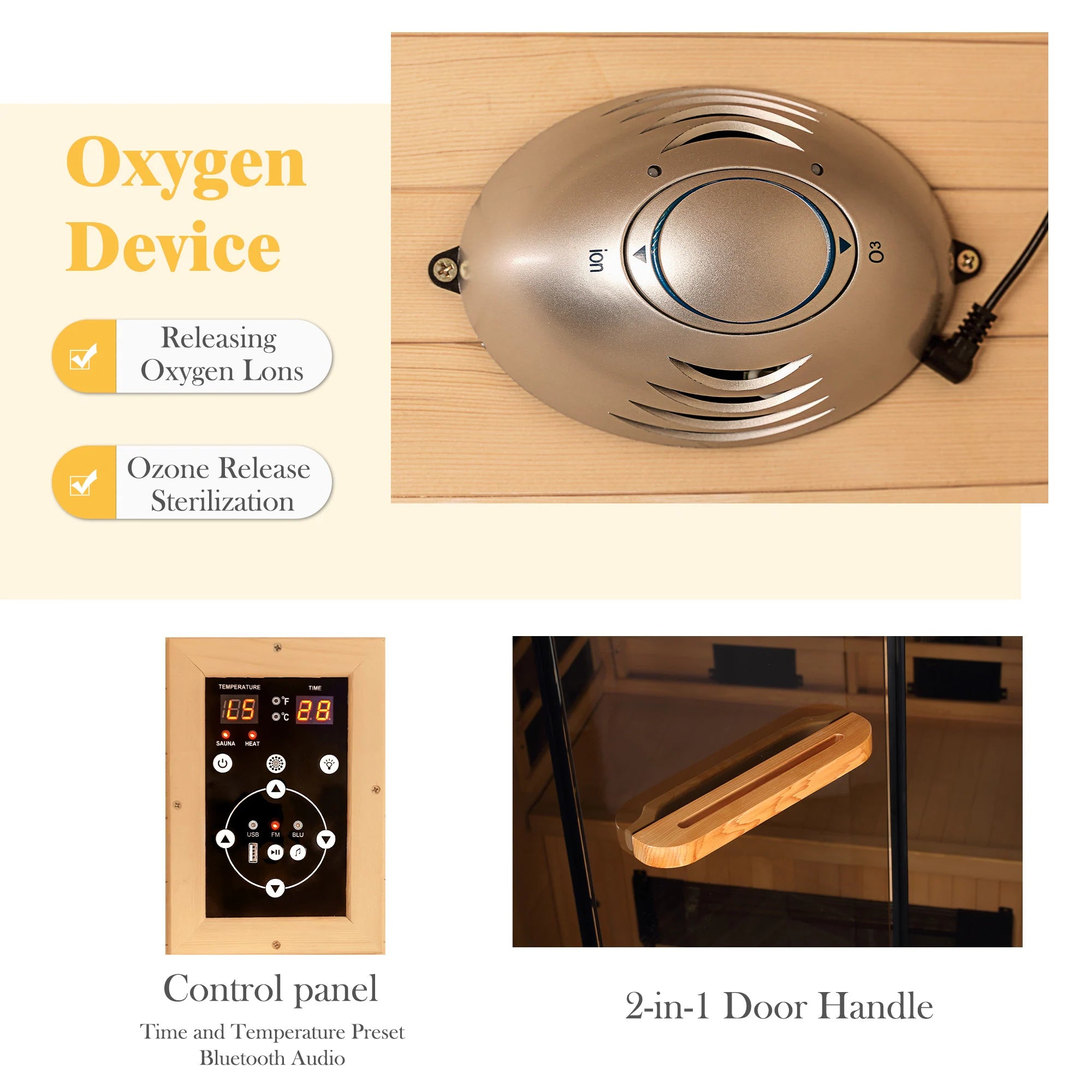 Infrared & Steam Sauna (Varied Sizes & Shapes)