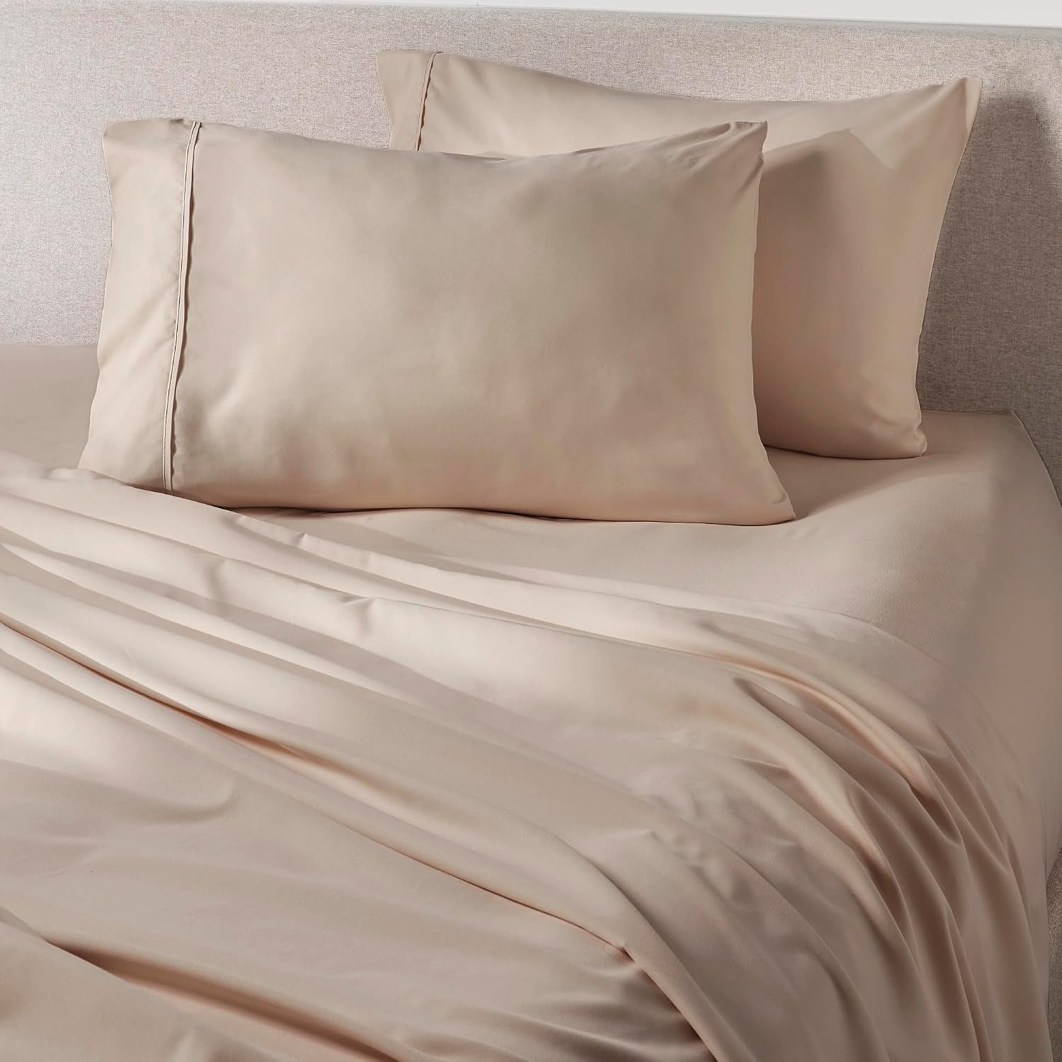 Cooling Bed Sheets (XL Full, Toasted Marshmallow)