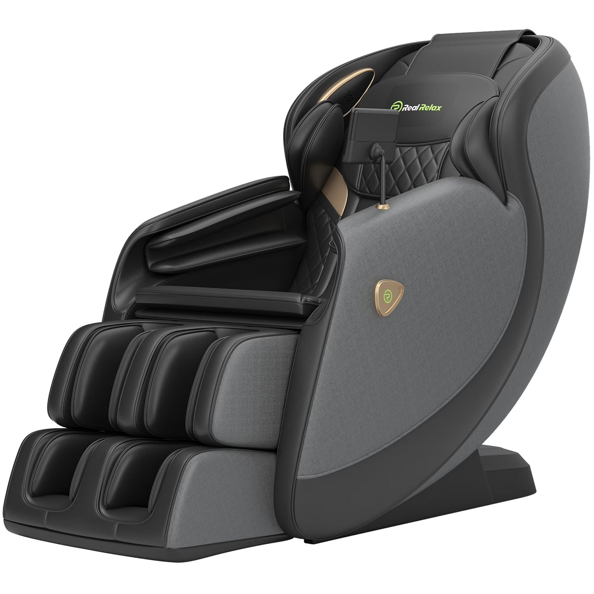 3D Sl-Track Massage Chair, Full Body Zero Gravity Shiatsu Thai Massage Recliner, Black