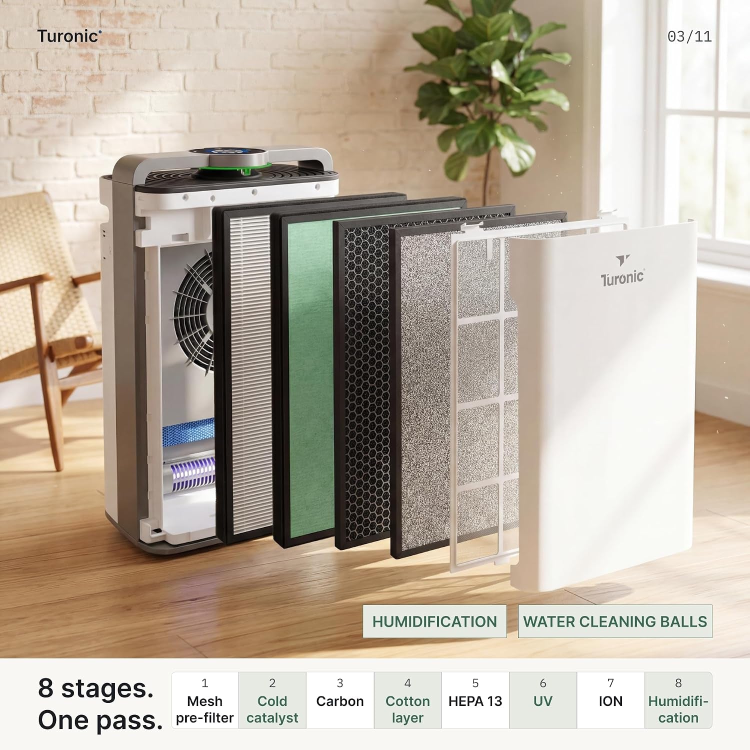 PH950 Air Purifier and Humidifier Combo for Large Rooms – HEPA