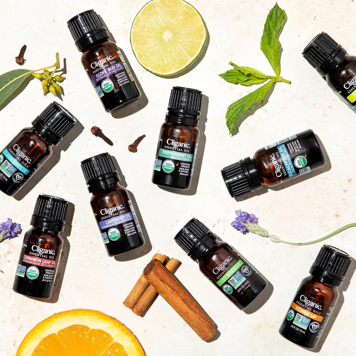 Organic Cinnamon Leaf Essential Oil, 100% Pure Natural for Aromatherapy | Non-Gmo Verified