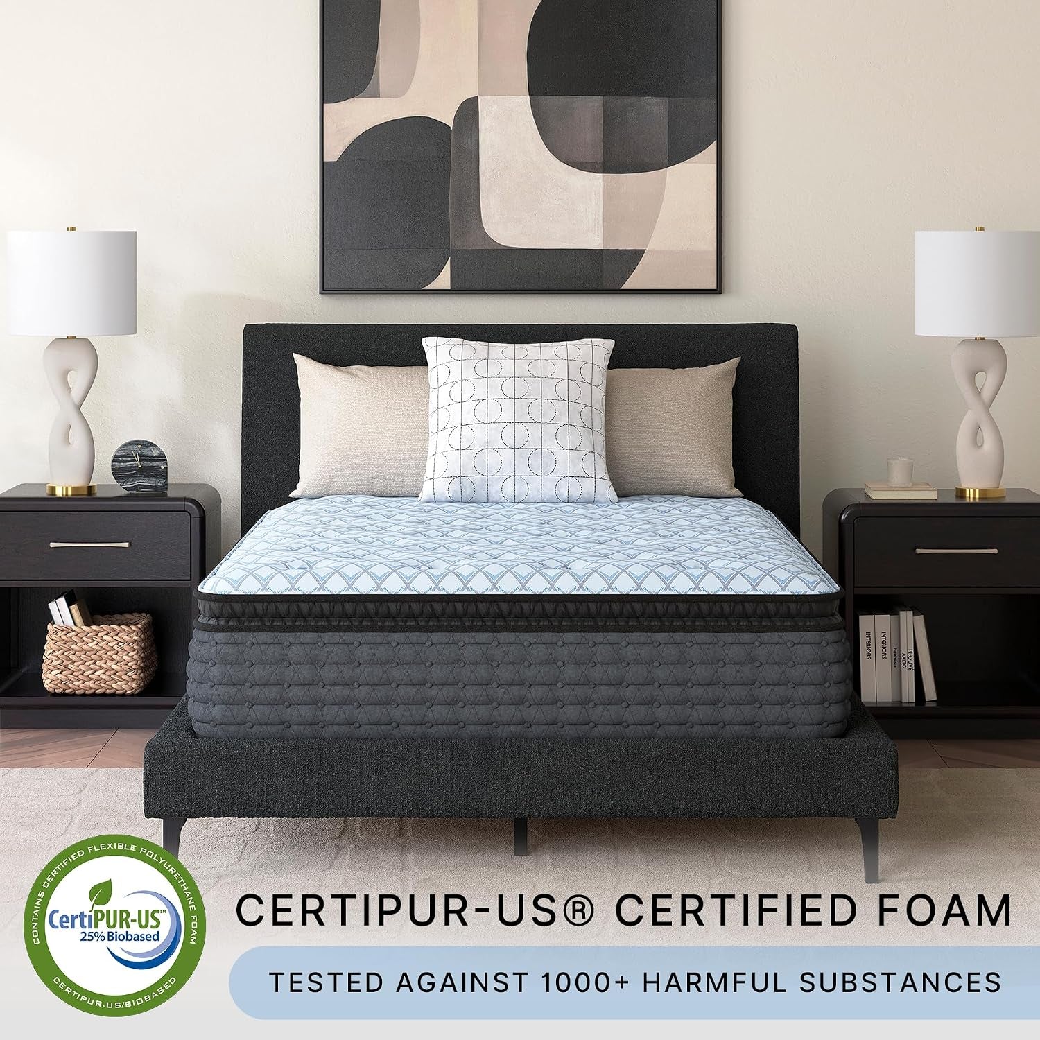 Signature Design by Ashley Hybrid Mattress, Plush King, Pillow Top