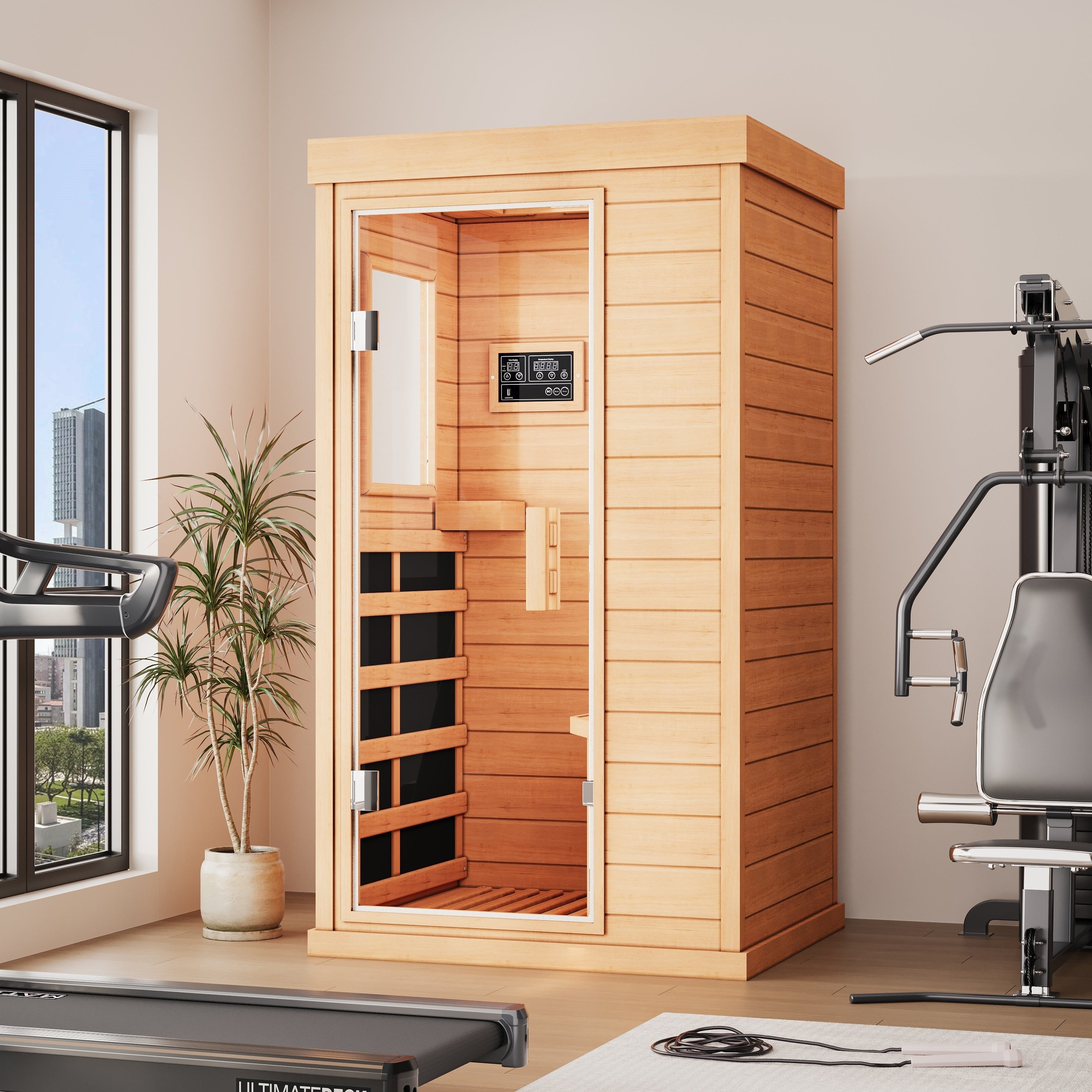 Infrared & Steam Sauna (Varied Sizes & Shapes)