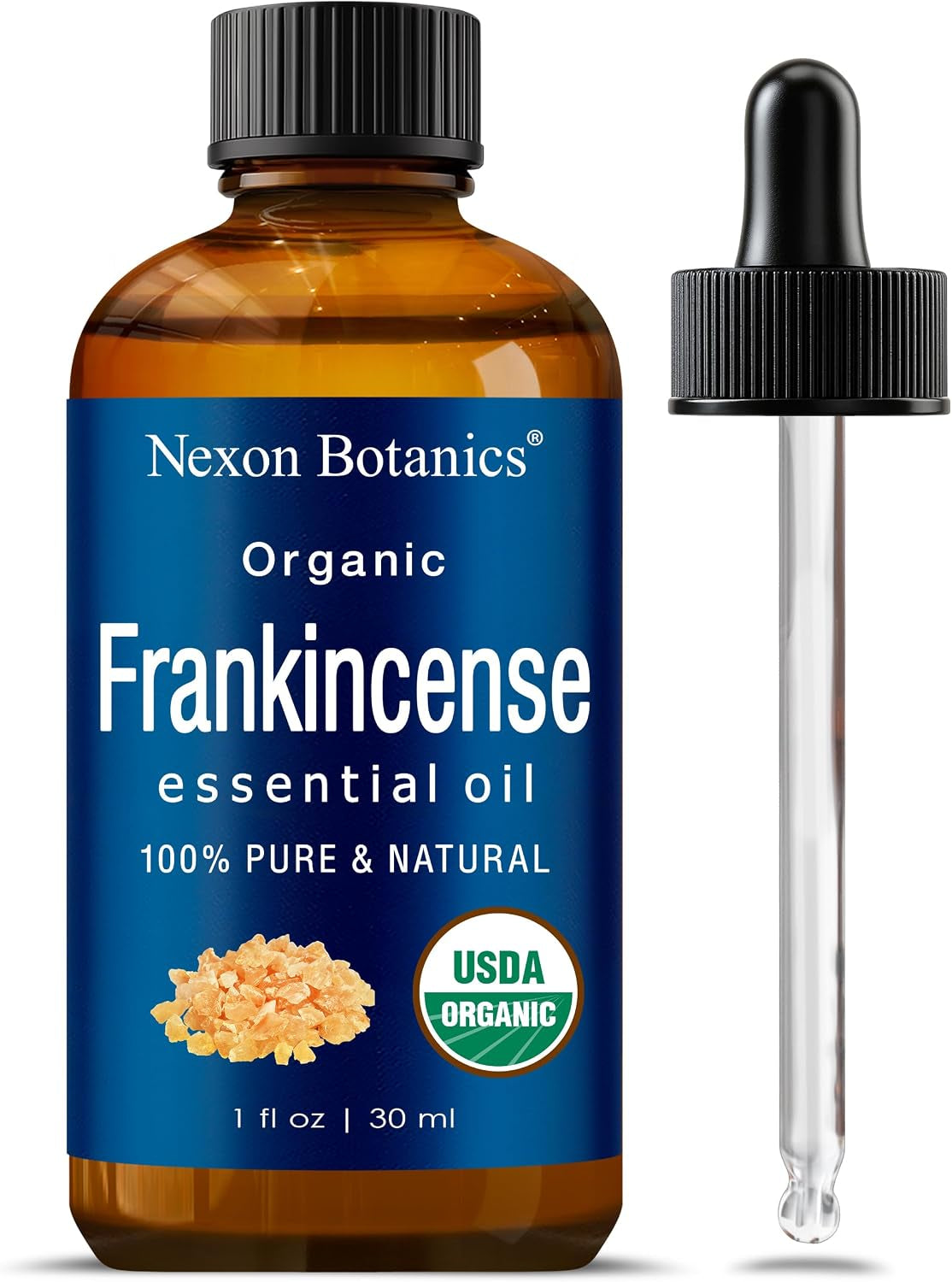 Organic Frankincense Essential Oil 30 Ml - 100% Pure, Natural & Hexane Free
