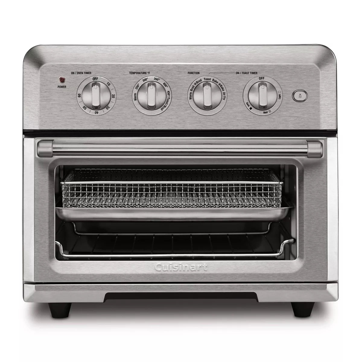 Cuisinart Air Fryer Toaster Oven 7-In-1, 1800W Stainless Steel CTOA-122NAS