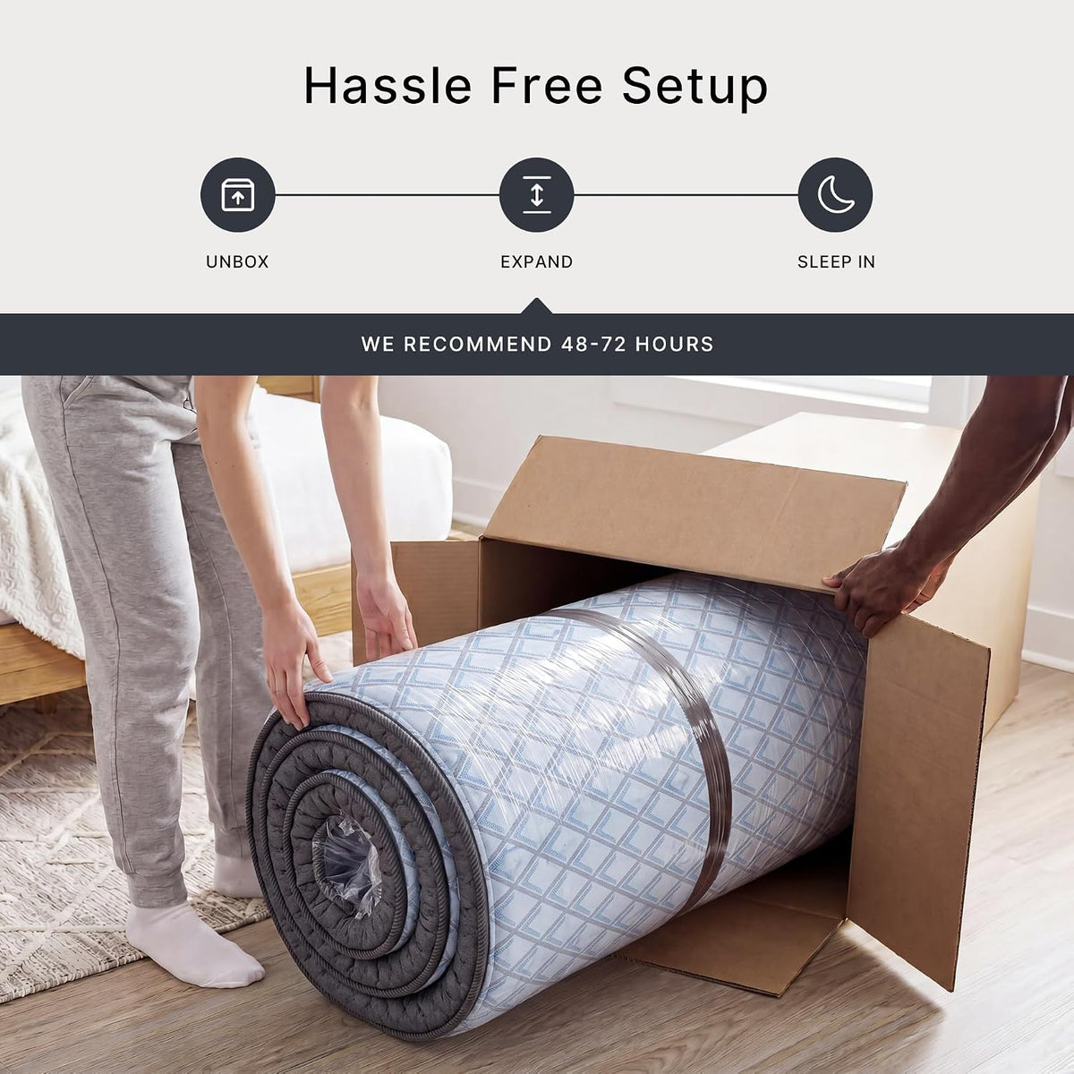 Signature Design by Ashley Hybrid Mattress, Plush King, Pillow Top