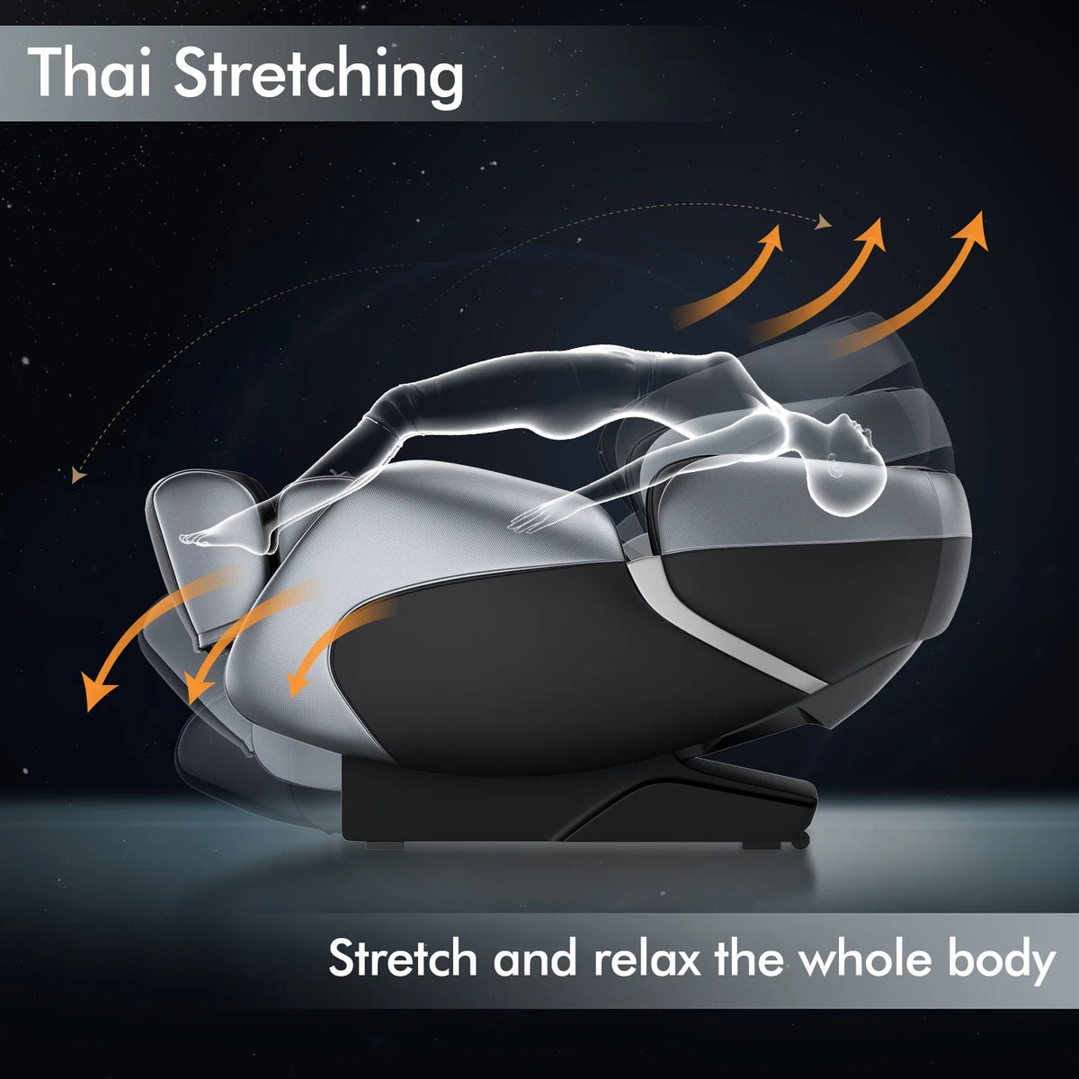 SL Track Full Body Zero Gravity Massage Chair with Voice Control Heat Foot Roller