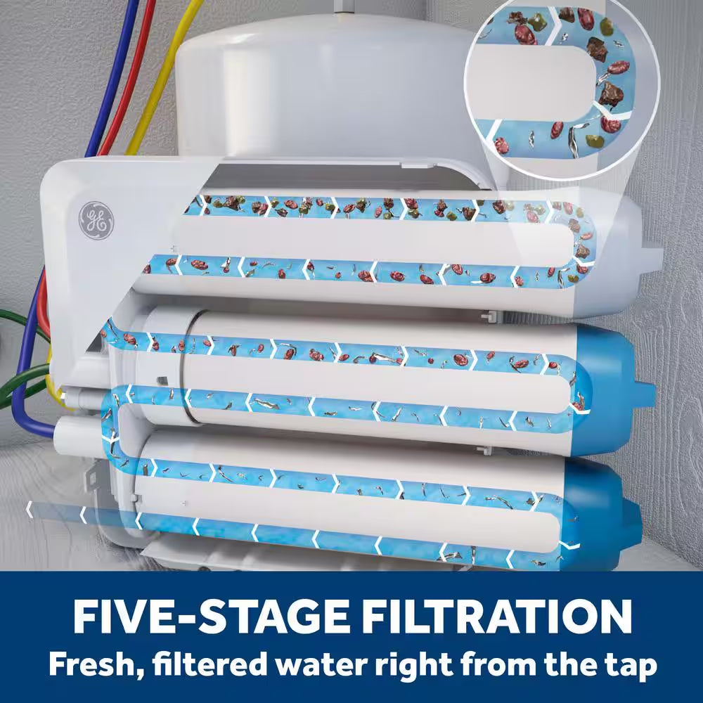 Under Sink 5 Sta Premium Reverse Osmosis Water Filtration System