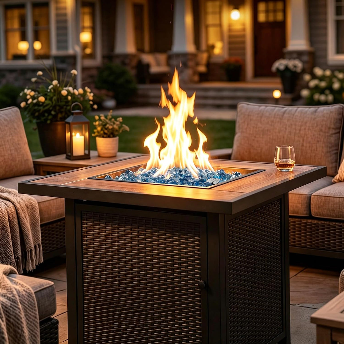 50000 BTU Propane Fire Pit for Outdoor