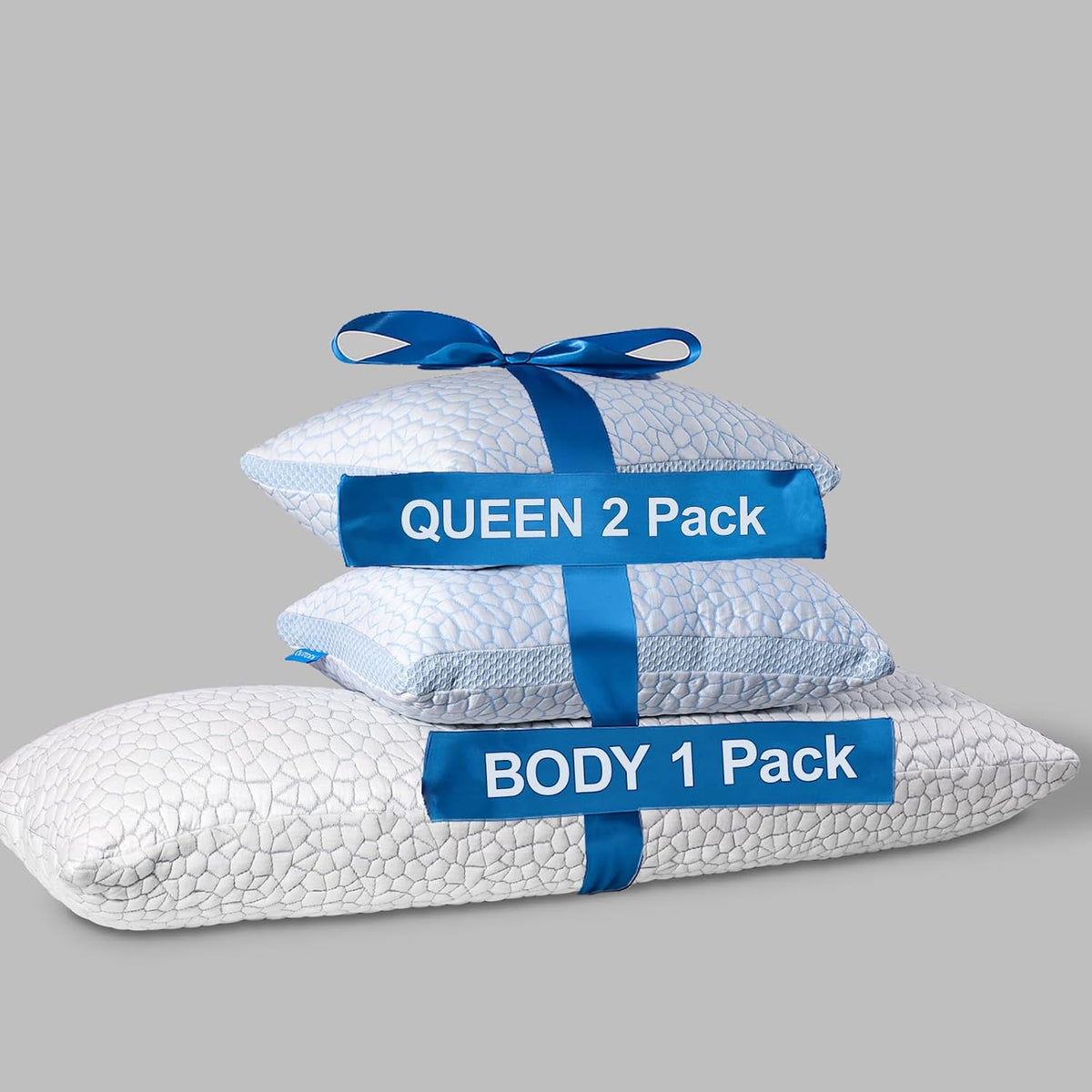 Enhanced Cooling Pillows Queen Size Set of 2 ,Luxury Body Pillows 1 Pack