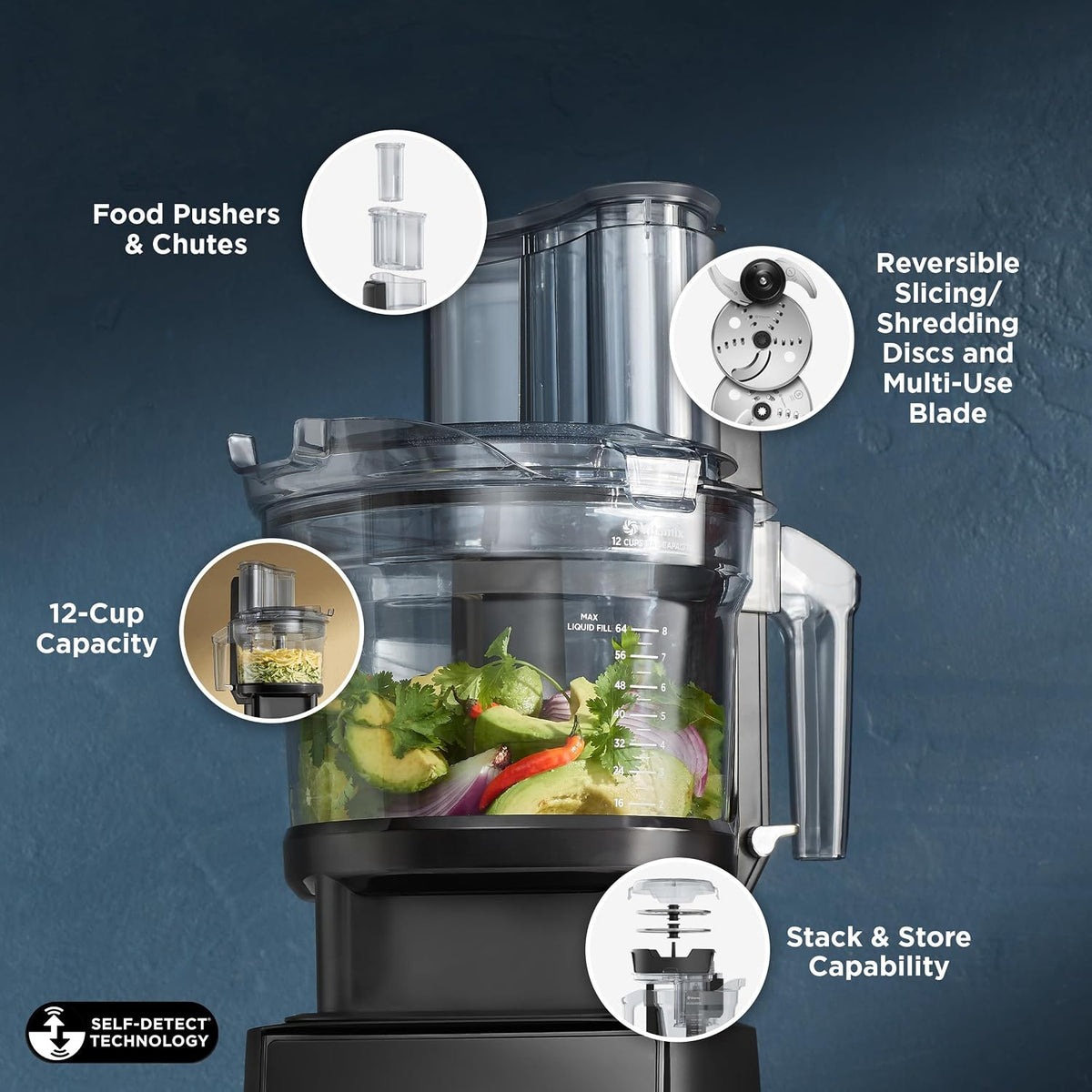 Vitamix Ascent X4 Gourmet Smartprep Kitchen System, White