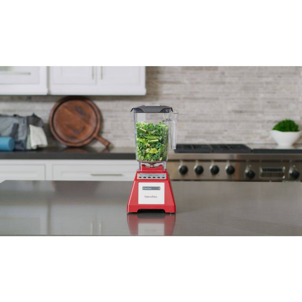 Total Classic Original Blender-90 Oz. 10 Speeds-6 Pre-Programmed Cycles-Red-Blender-With Wildside plus Jar