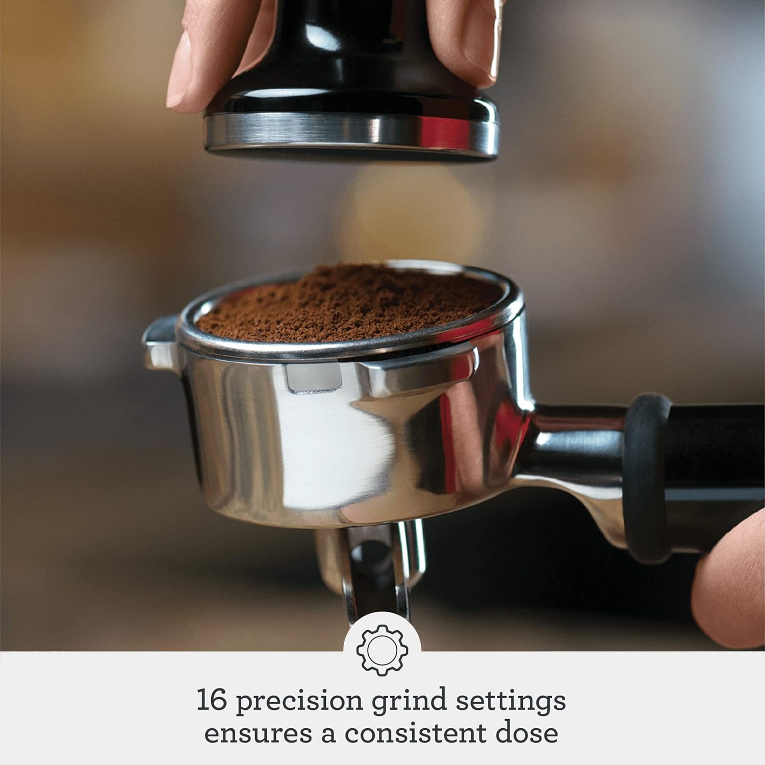 Breville BES870BTR Barista Express Espresso Machine, Black Truffle