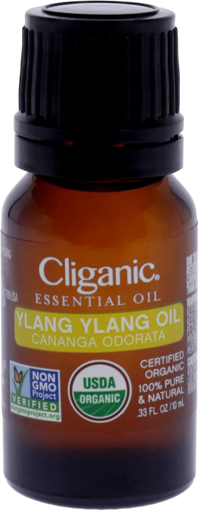 Organic Ylang Ylang Essential Oil for Diffuser, 100% Pure 0.33Oz