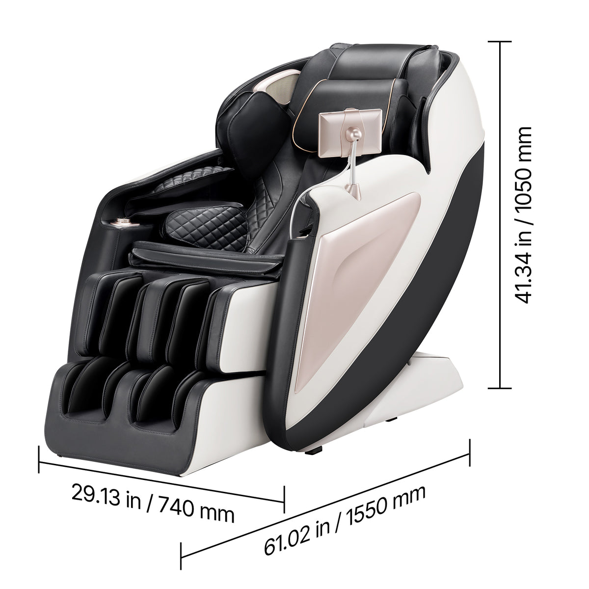 Full Body Massage Chair Zero Gravity 3D Shiatsu Recliner with Sl-Track