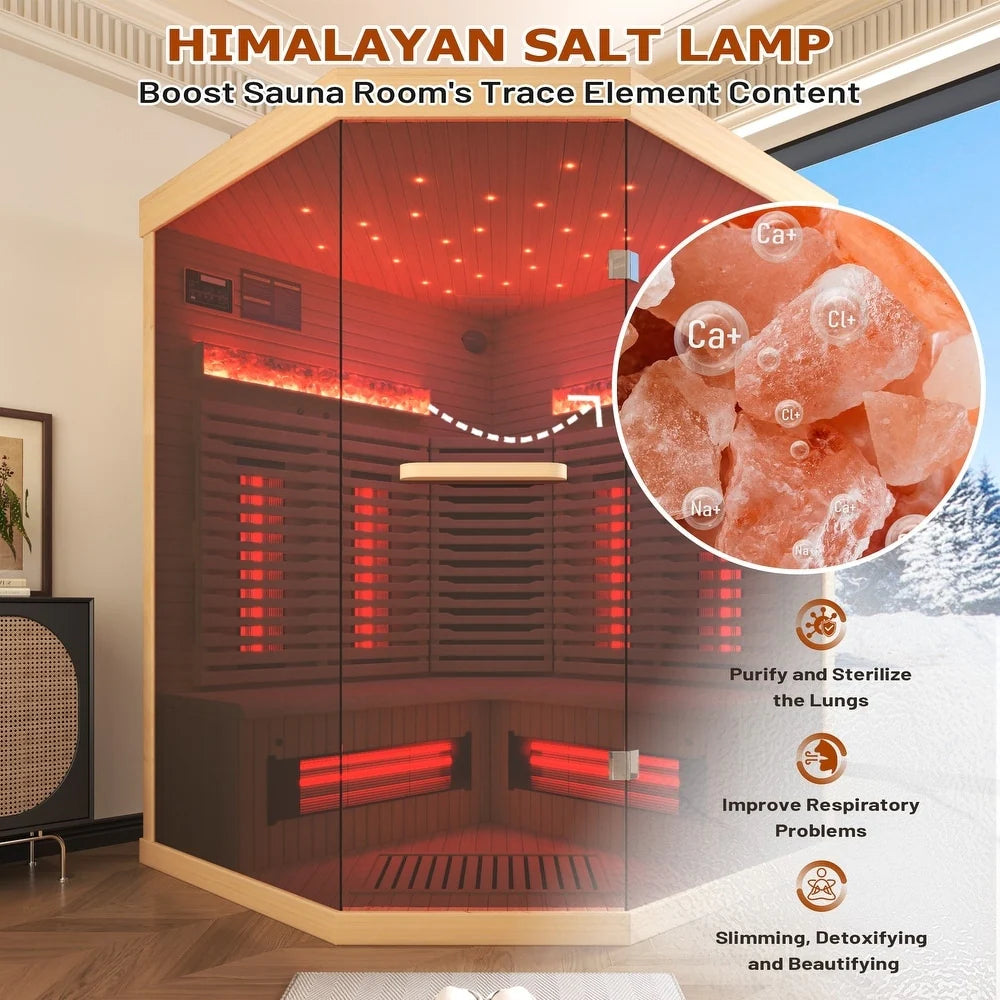 Infrared & Steam Sauna (Varied Sizes & Shapes)