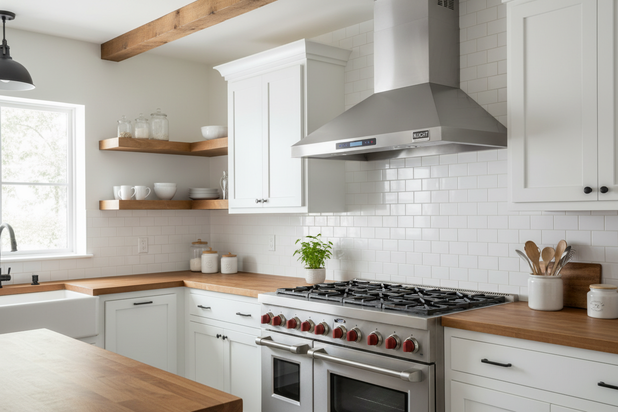 Kucht 48" Wall Mount Range Hood, Stainless Steel, KRH4821A