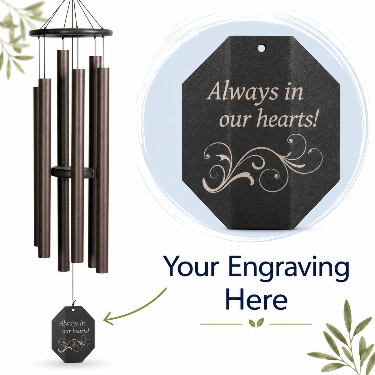 Mountain Reflections Wind Chimes