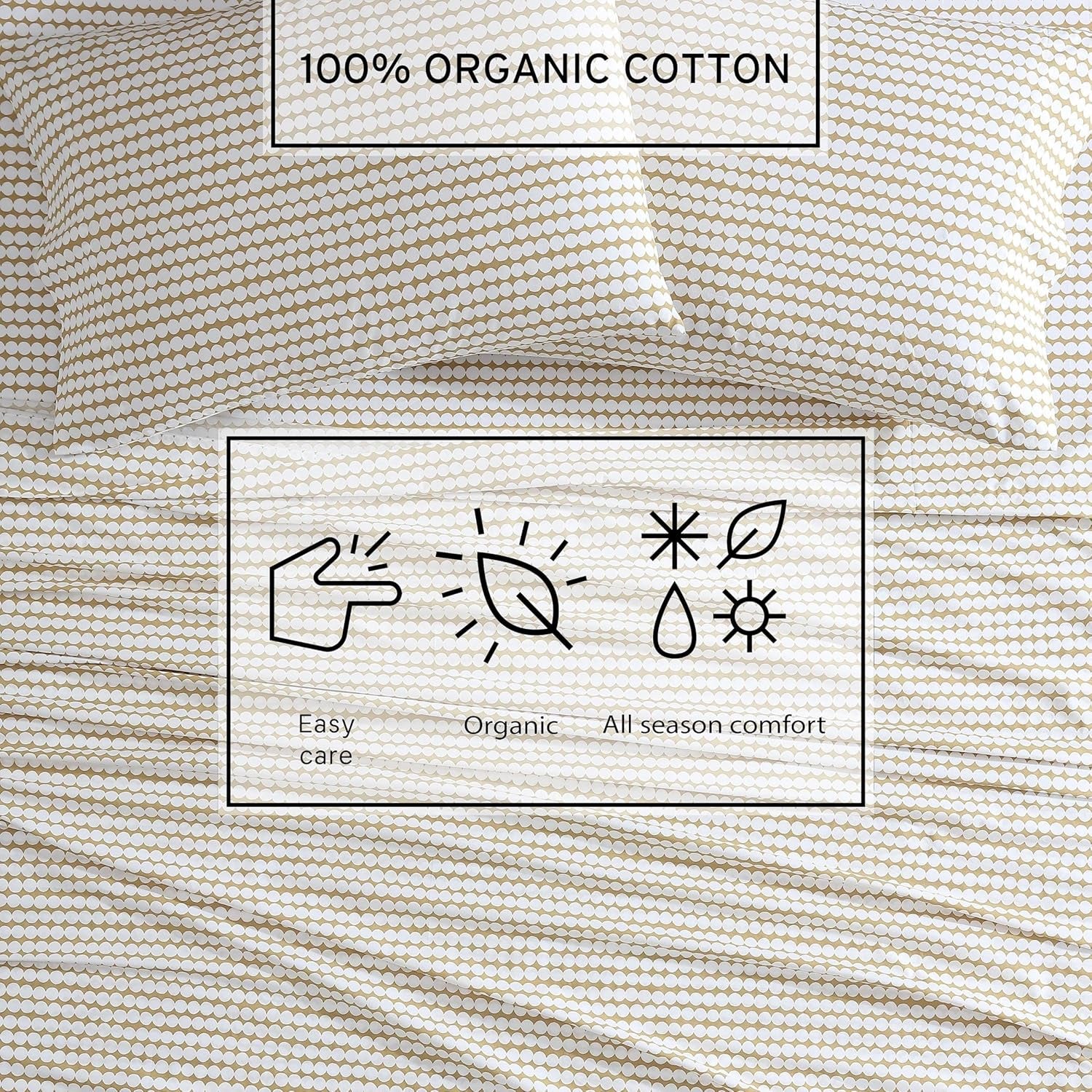 MARIMEKKO - Queen Sheet Set with Fitted Sheet & Pillowcases