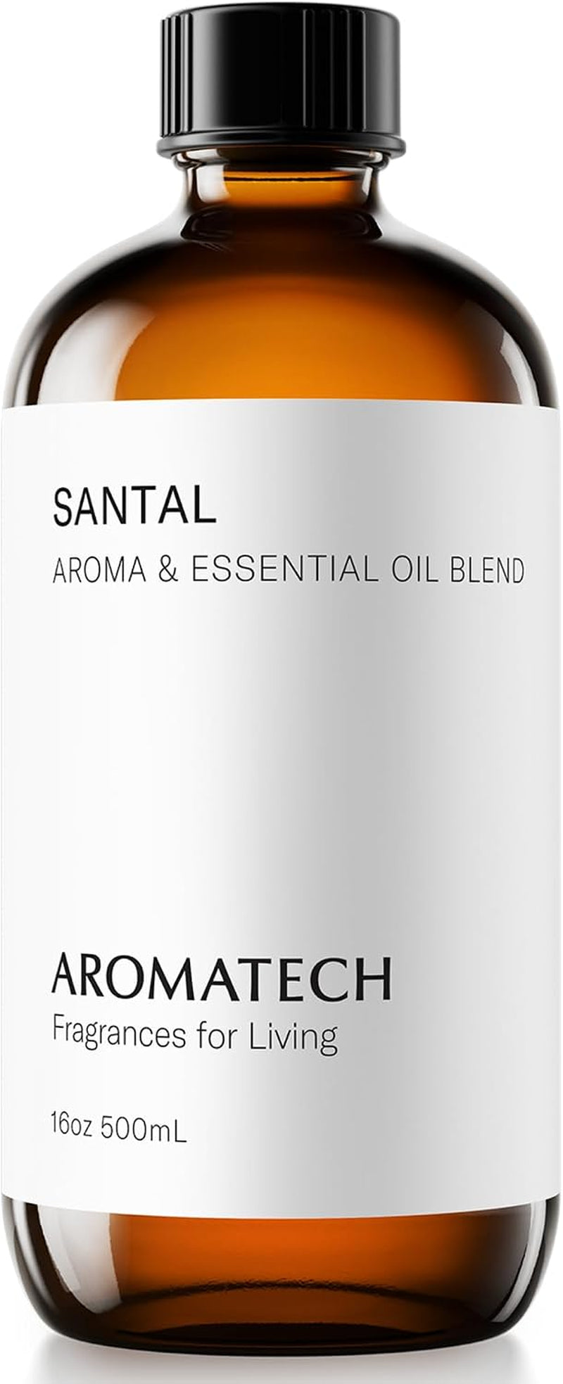 Santal Aroma Essential Oil Blend: Luxury Hotel Inspired Aromatherapy with Amber, Vanilla, Cedar & Sandalwood for Ultrasonic Diffusers (16 Fl Oz (Pack of 1))