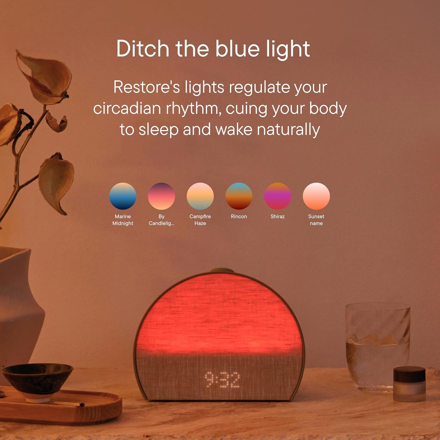 Hatch Restore 3 Sunrise Alarm Clock & Sound Machine, Smart Light (Greige)