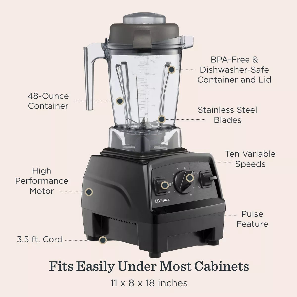 Vitamix Explorian Series E310 10 Speed Blender