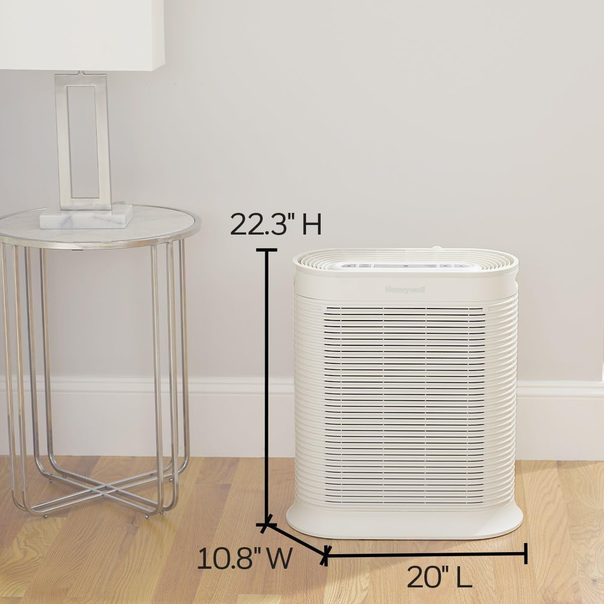 Allergenplus HEPA Air Purifier for Home, 2250 Ft² Rooms in 1 Hour, Reduces Allergens, Dust, Pollen, Smoke, Pet Dander, Odors, White, HPA304