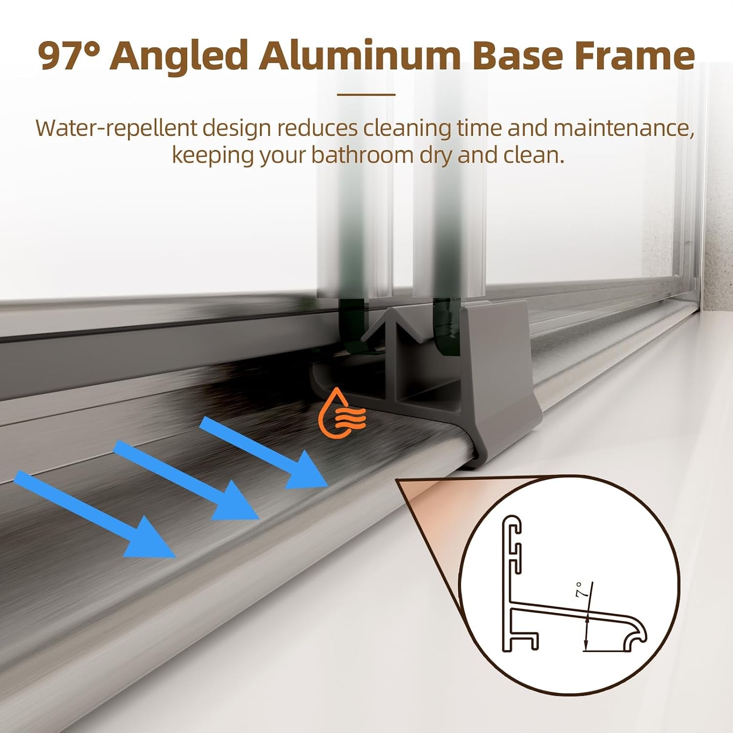 Double Sliding Shower Door 56-60" W X 72" H,Brush Nickel
