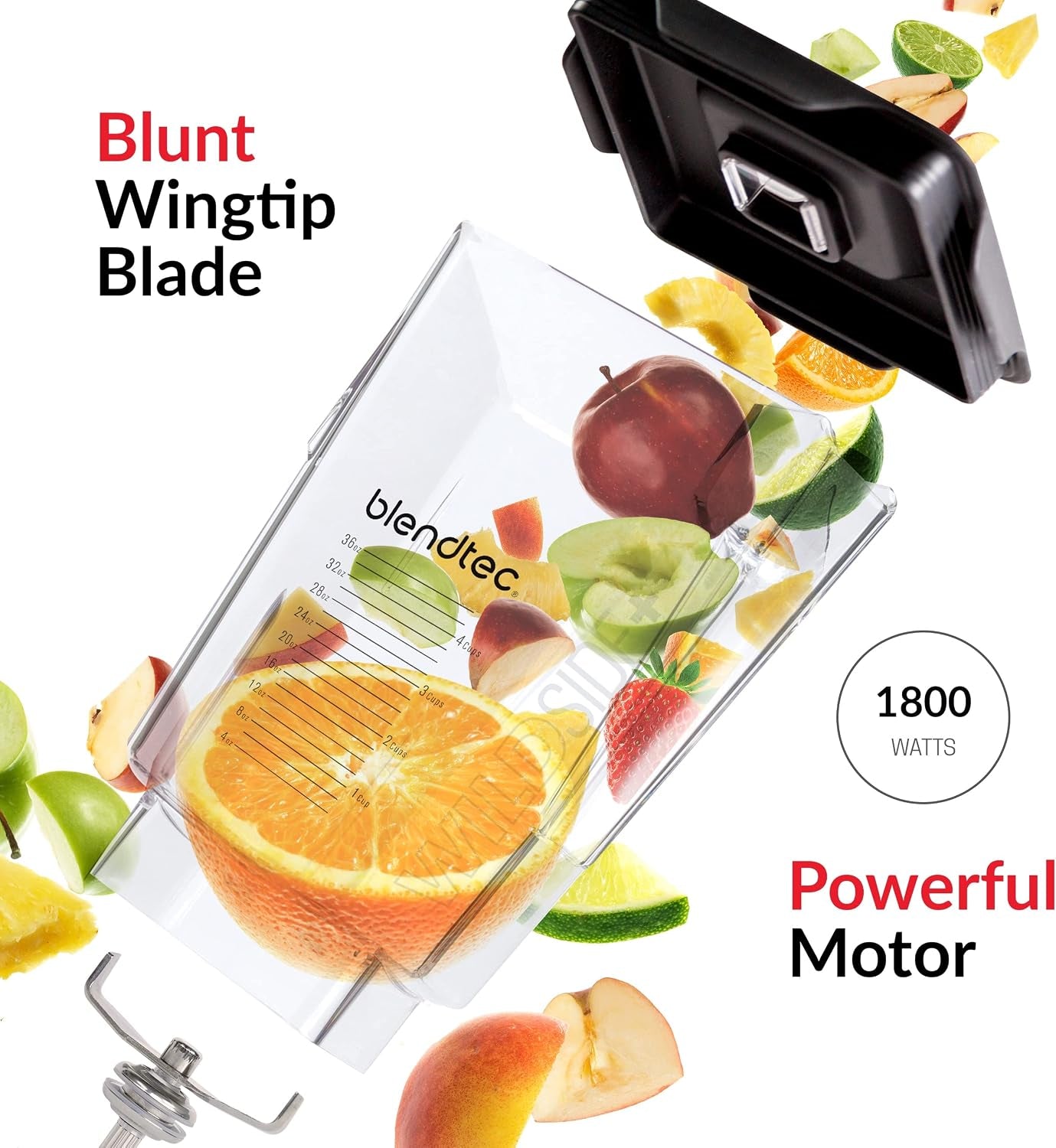 Professional 800 Blender (Black), Wildside+ Jar & GO Travel Bottle